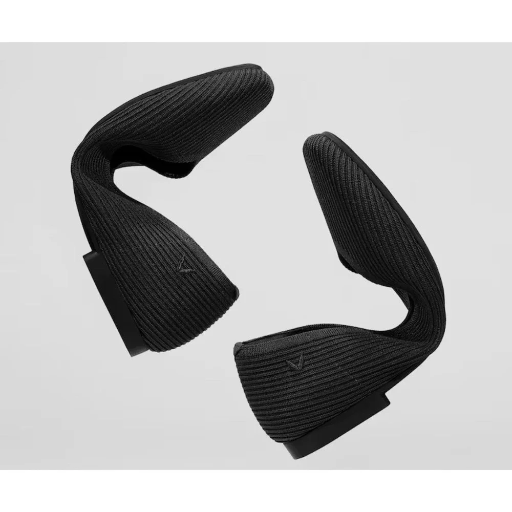 VIVIAI Black Square Toe Flat Ribbed Knit Ballet Margot 2.0 EU 41.5 Womens V Cut‎